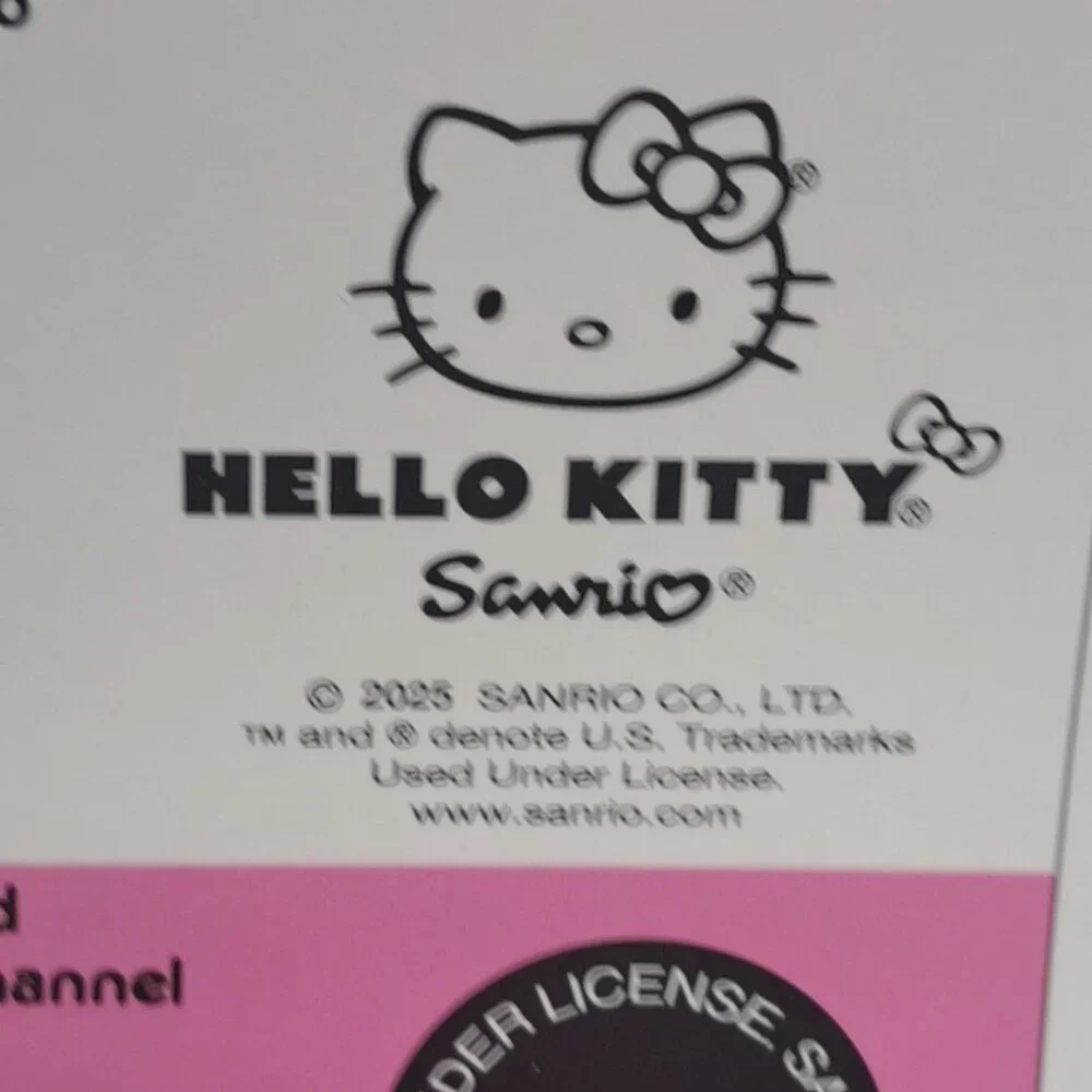 Sanrio Reversible Hello Kitty Halloween Twin Quilted Blanket Purple/ Black New